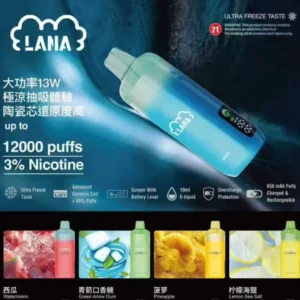 新品LANA-12000口一次性電子煙